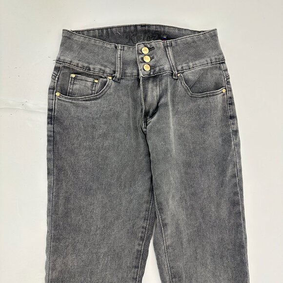 Kalowa Skinny Women's size 9 Gray Denim jeans - Picture 2 of 5